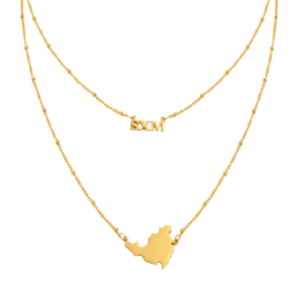 Double Bead SXM Necklace
