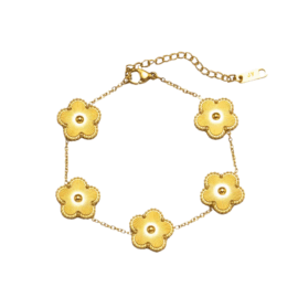 Gold Clover Bracelet