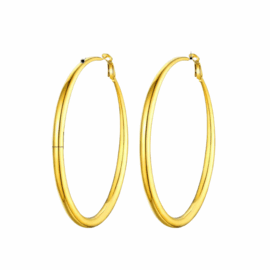 Gold Chulita Hoop Earrings