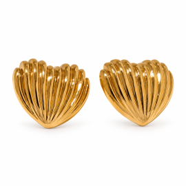 Heart Shell Earrings
