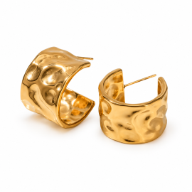 Rocky Hoop Earrings