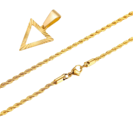 Domi Mini Triangle Necklace [Homme]