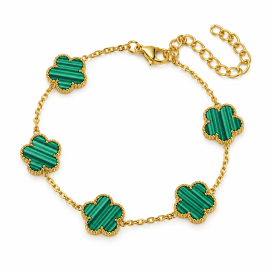 Green Clover Bracelet 11mm
