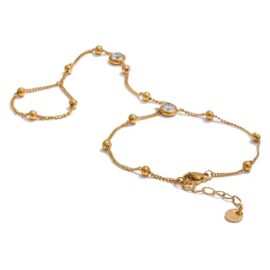 Diamond Bead HandChain