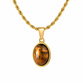 Brown Perl Necklace [Homme]