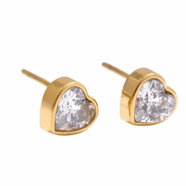 Heart Diamond Earrings