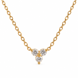 Diamond Stela Flower Necklace