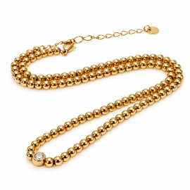 Bead Diamond Necklace