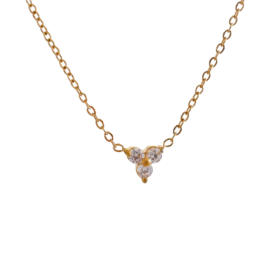 Diamond Stela Flower Necklace