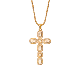 Éternelle Cross Diamond Necklace