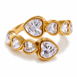Diamond Heart Ring
