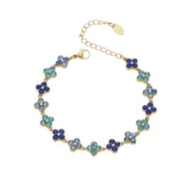 Bleu Flower Bracelet