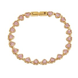 Pink Heart Bracelet