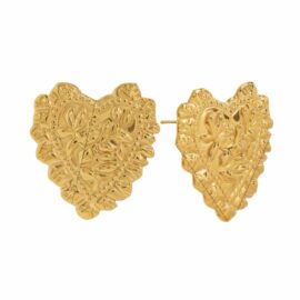Vintage Heart Earrings