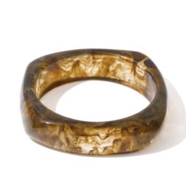 Dark Green Stone Bangle