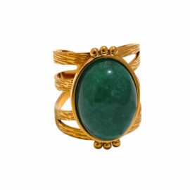 Green Stone Ring