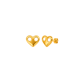 Love Coffee Heart Earrings