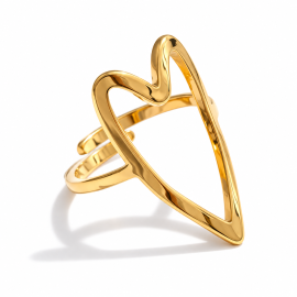 Aurora Heart Wrap Ring