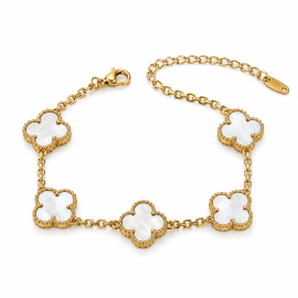 White Clover Bracelet 15mm