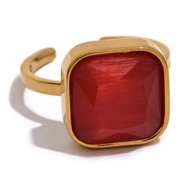 Ruby Red Glow Ring
