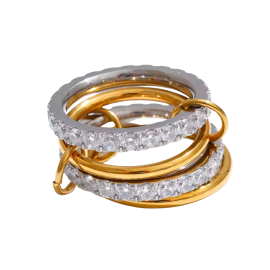 Diamond Spin Ring
