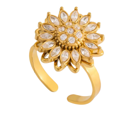 Flower Spin Ring