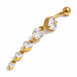 Heart Navel Ring