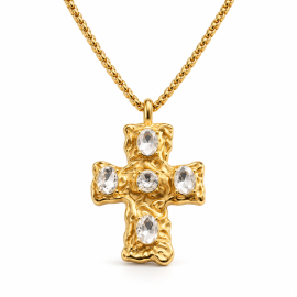 Bella Diamond Cross Necklace