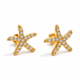 StarFish Diamond Earrings