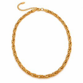 Golden Twist Necklace